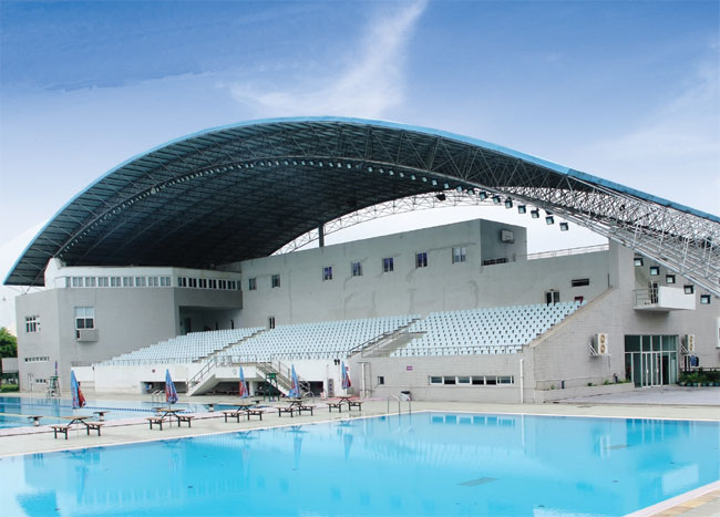 长乐游泳馆网架