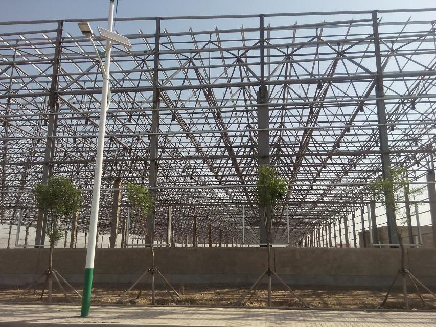 长乐汽车工业厂房网架
